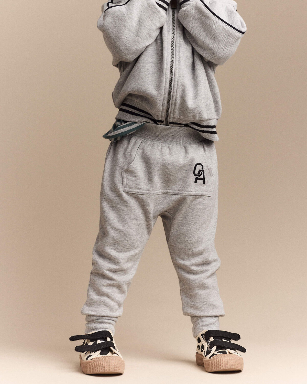 Toddler Boy Jogger Pant - Heather Grey - Image 3