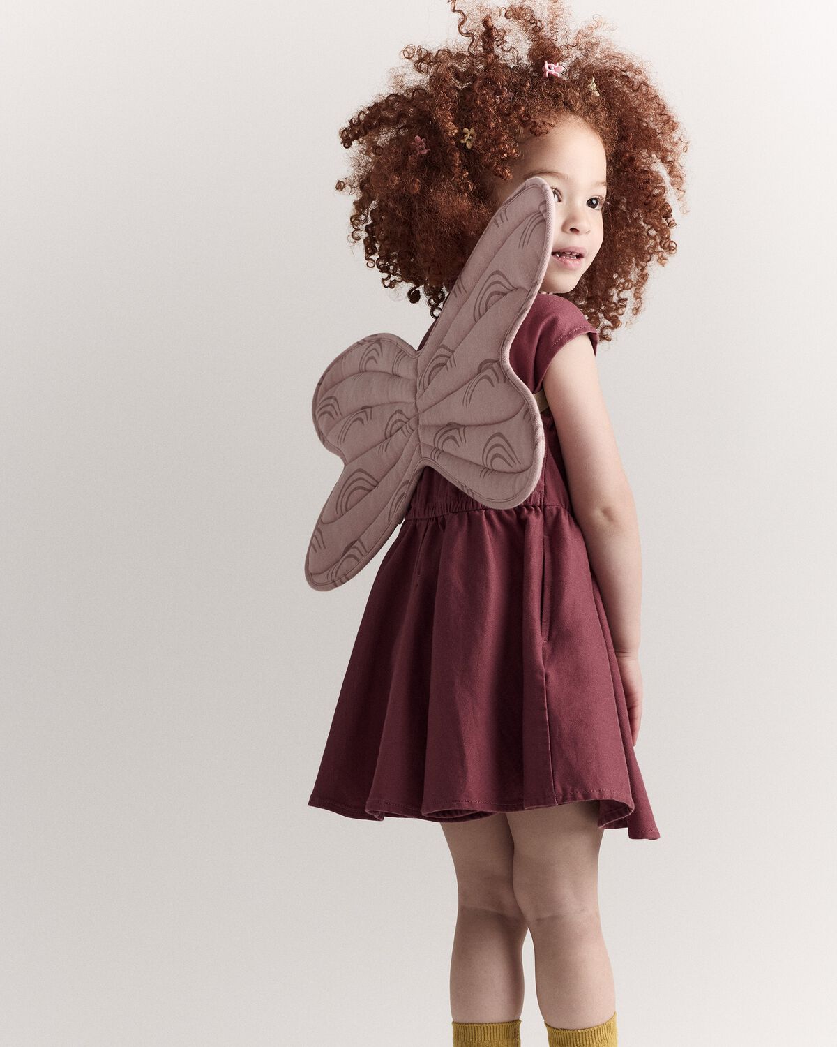 Toddler Girl Avenue Twirl™ Dress - Burgundy - Image 6