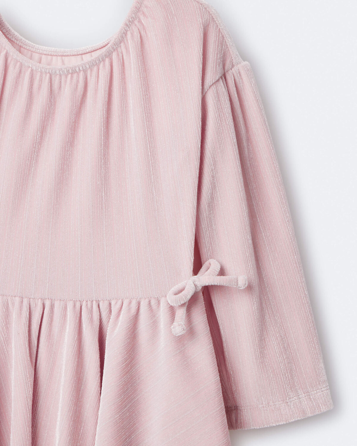 Toddler Girl Velvety Avenue Twirl™ Dress - Light Pink - Image 6
