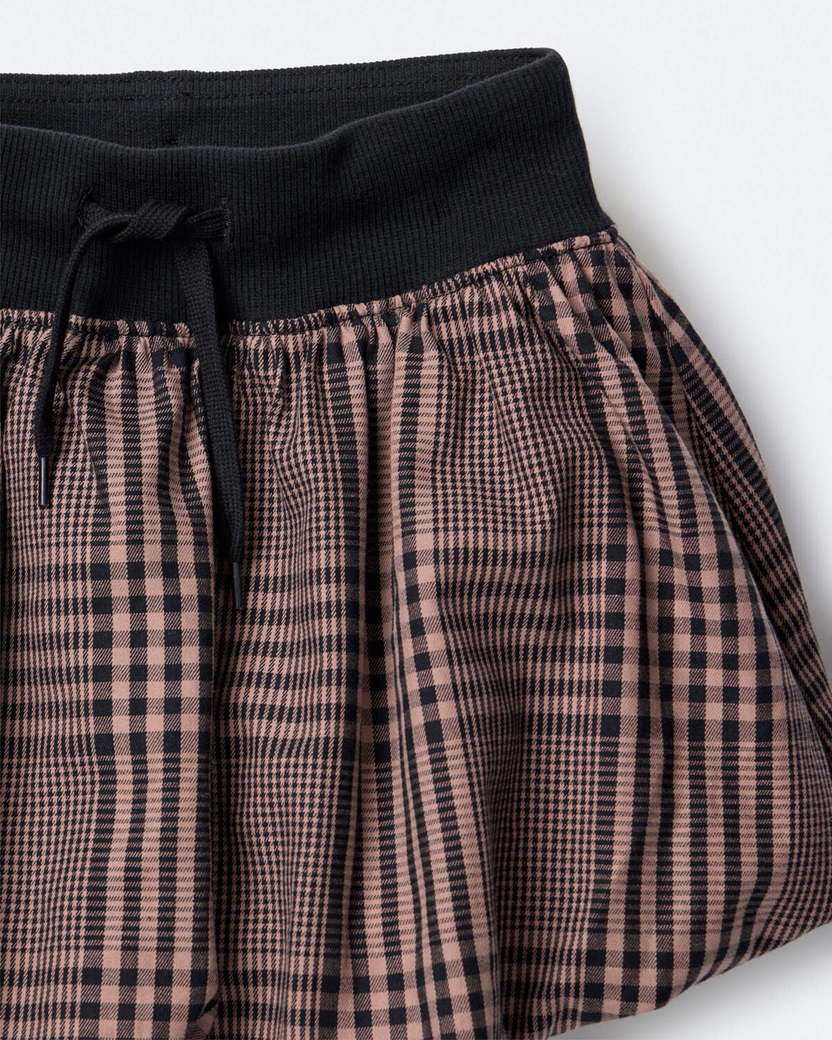 Toddler Girl Bubble Skirt in Plaid - Tan - Image 6