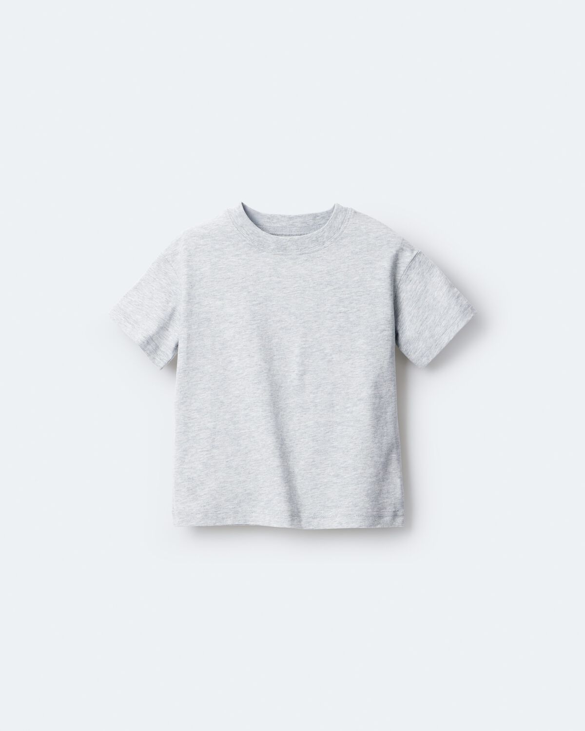 Toddler Short-Sleeve Relaxed Tee - Heather Grey - Image 2
