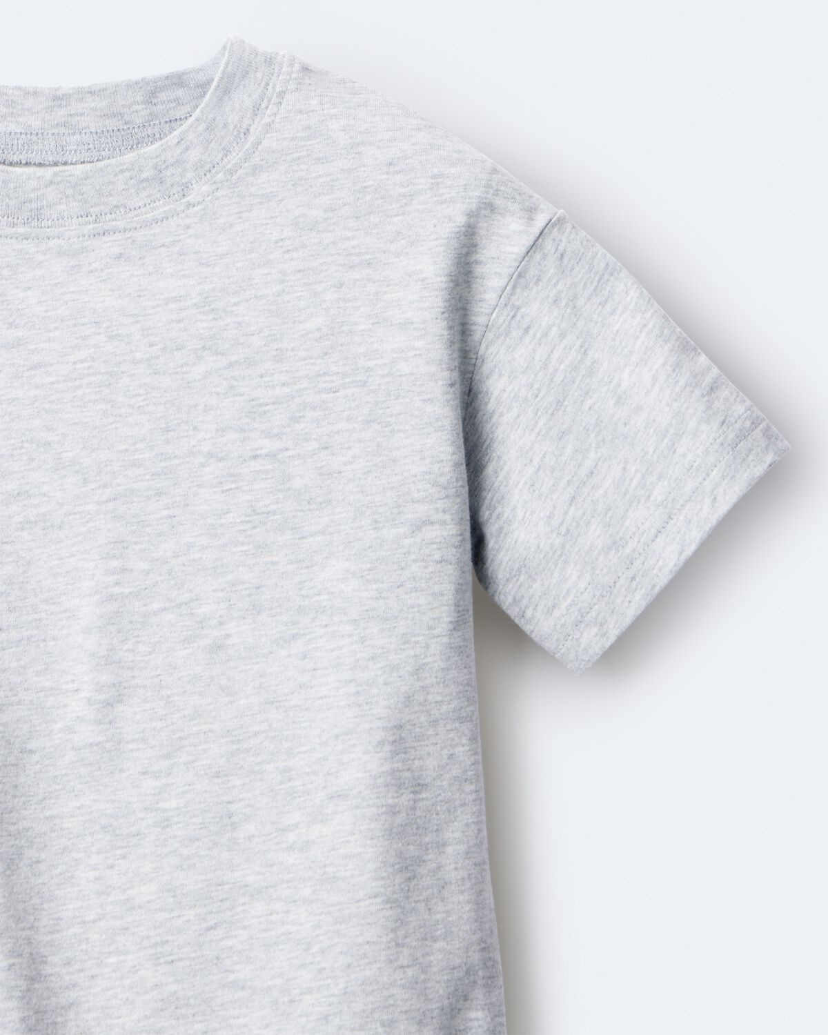 Toddler Short-Sleeve Relaxed Tee - Heather Grey - Image 6
