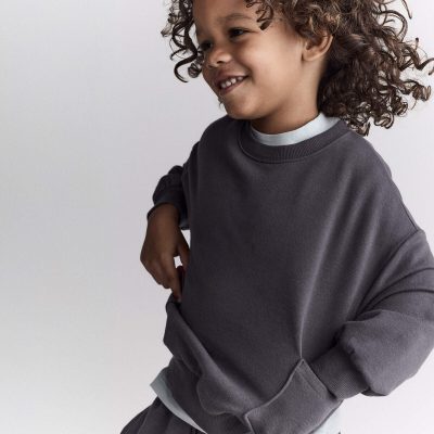 Toddler Otter Sweatshirt™ with Pockets - Dark Grey