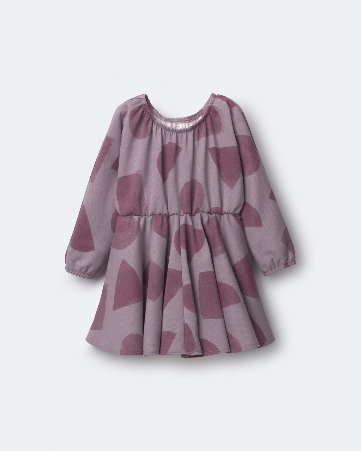 Toddler Girl Avenue Twirl™ Dress with Shapes - Mauve - Image 2