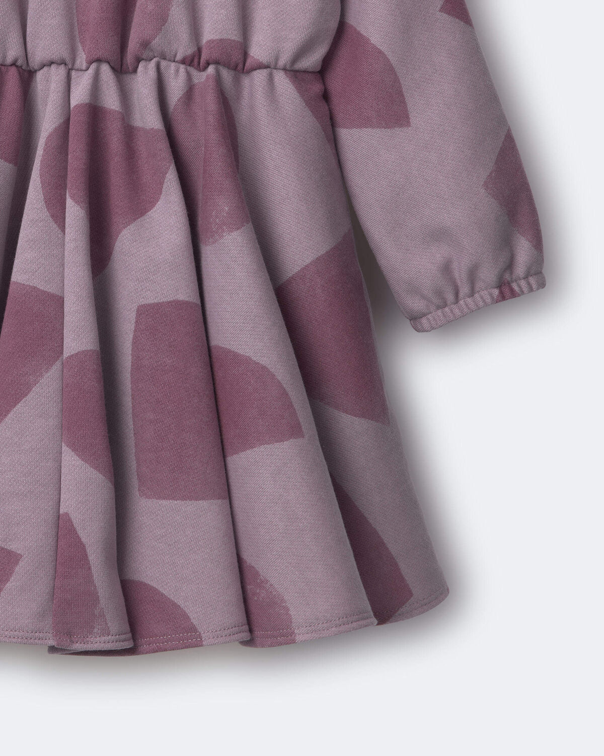 Toddler Girl Avenue Twirl™ Dress with Shapes - Mauve - Image 6
