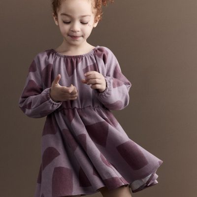Toddler Girl Avenue Twirl™ Dress with Shapes - Mauve