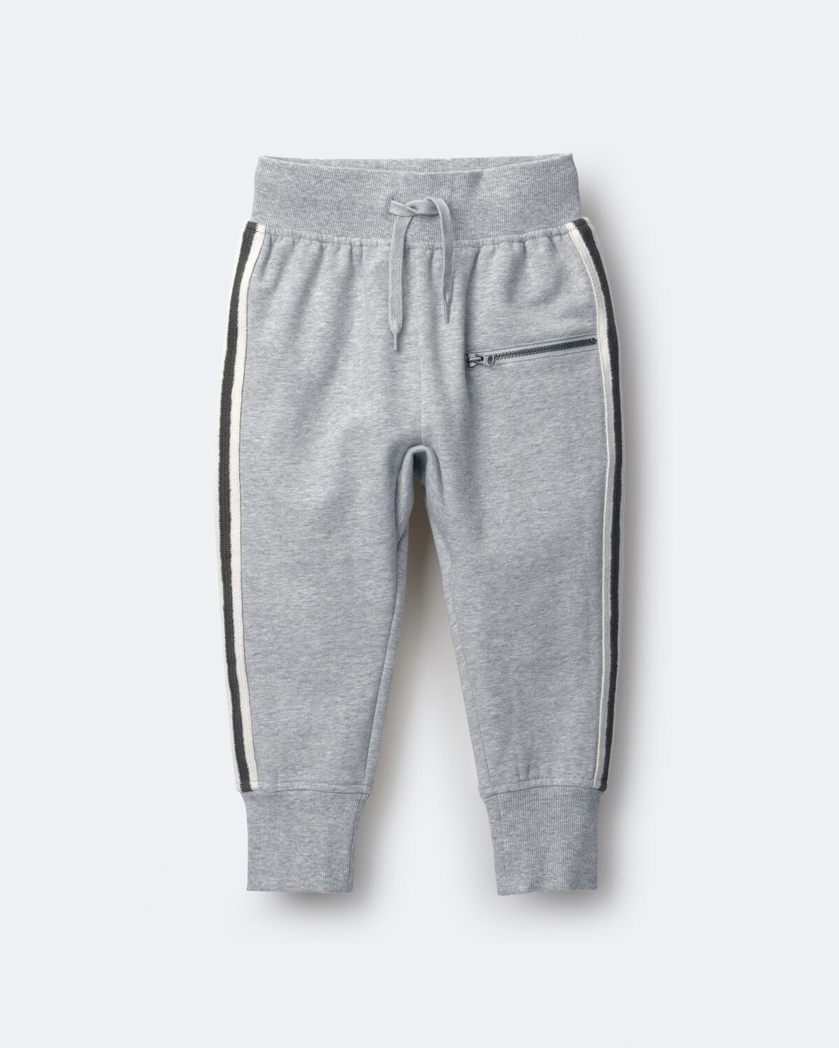 Toddler Fleece Jogger Pant - Heather Grey - Image 2