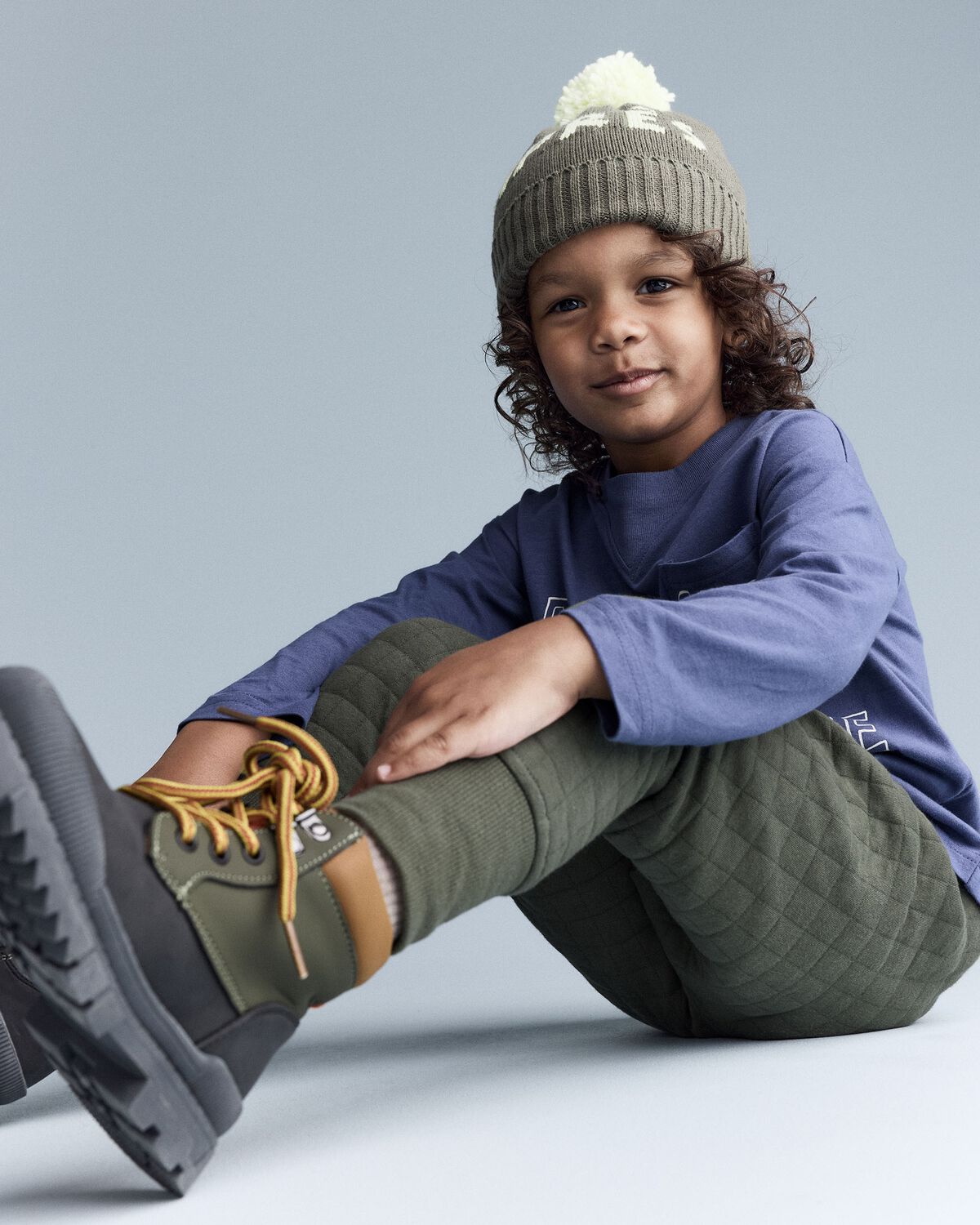 Toddler No-Seam Jogger Pant - Olive - Image 3