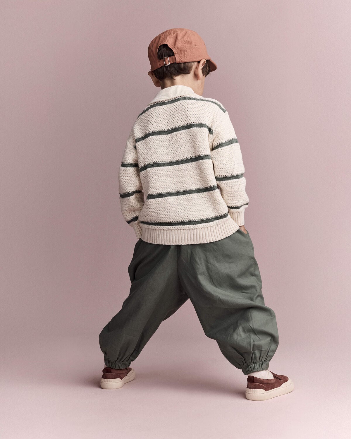 Toddler Relaxed Joggers - Olive - Image 5