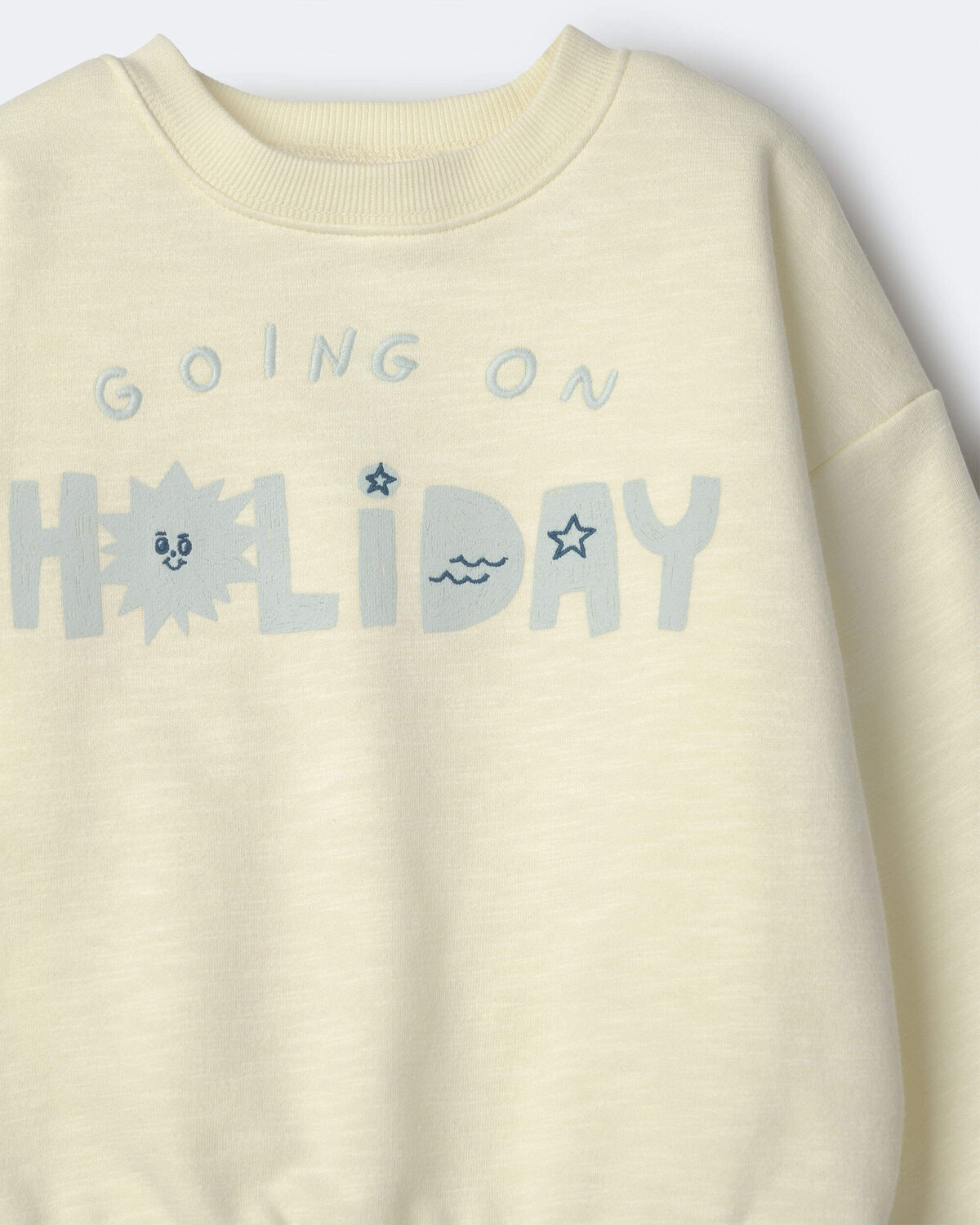 Toddler 'Going On Holiday' Dolman-Sleeve Sweatshirt - Yellow - Image 6