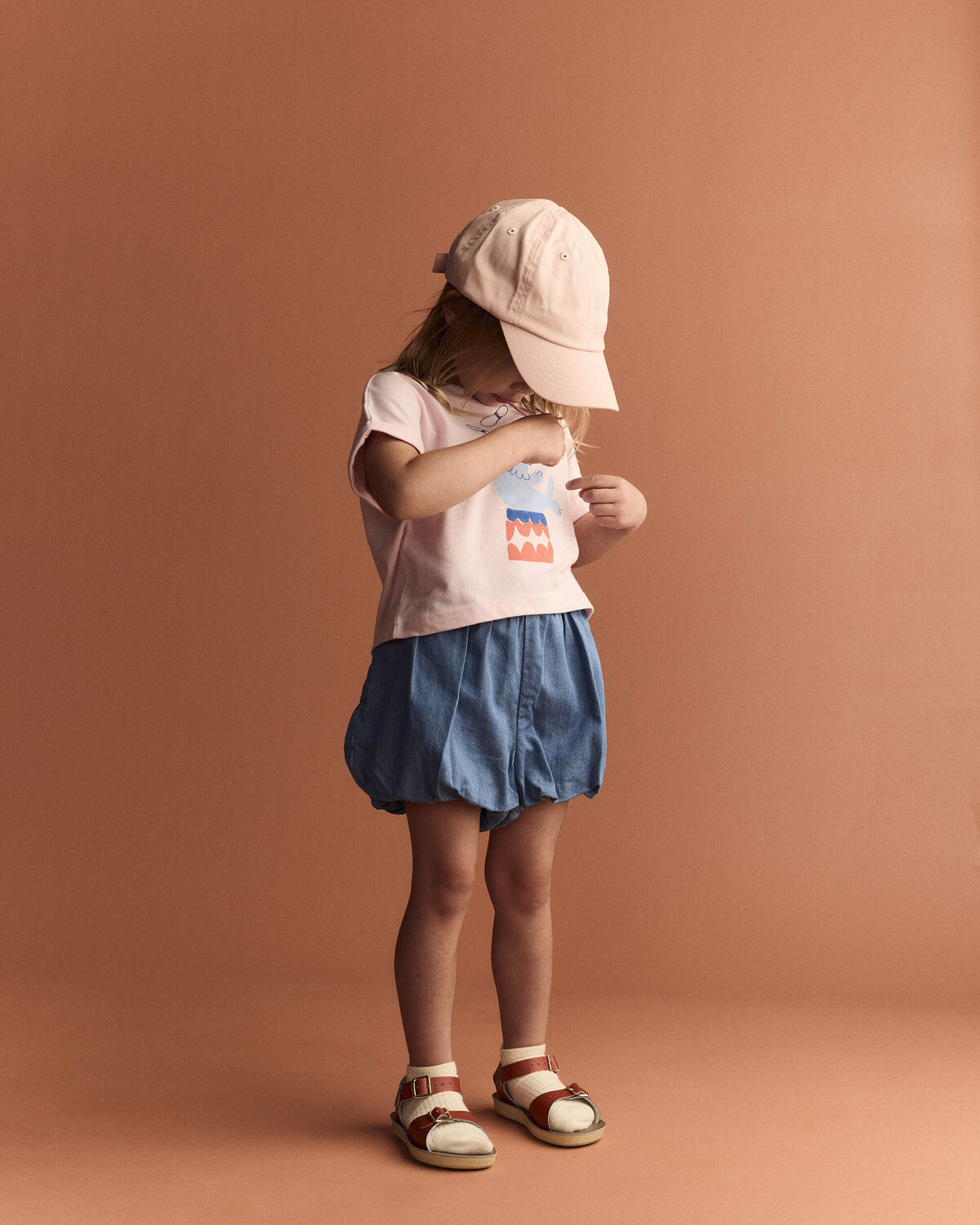 Toddler Girl Breezy High-Low Top in Circus Print - Pink - Image 4