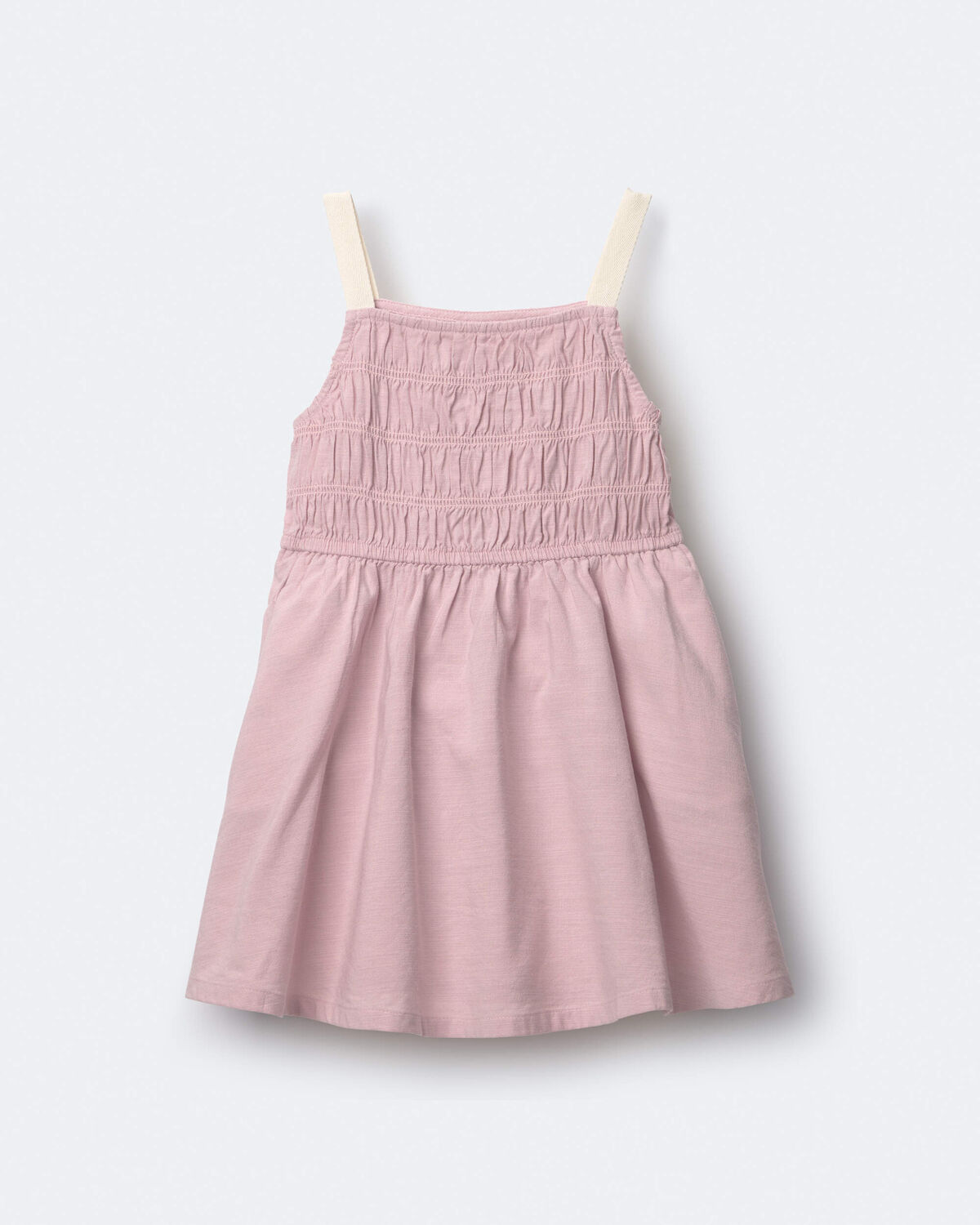 Toddler Girl Smocked Dress - Light Pink - Image 2