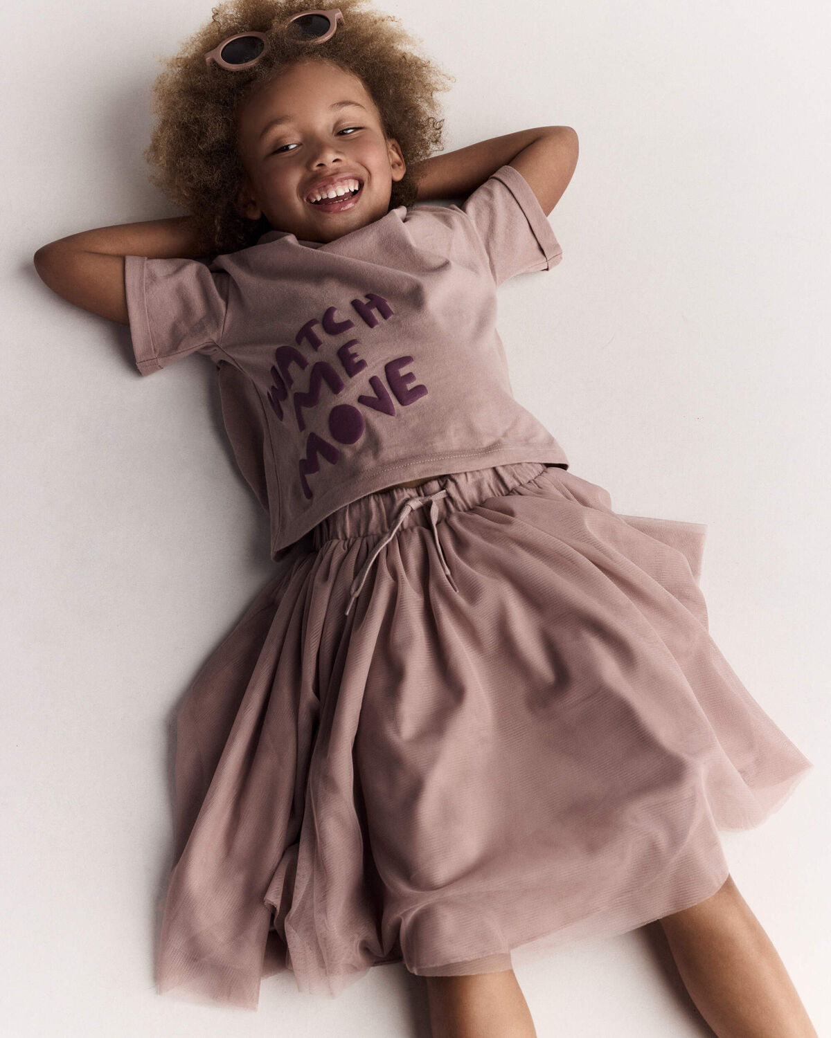 Toddler Girl Avenue Twirl™ Midi Skirt with Tulle - Light Pink - Image 6
