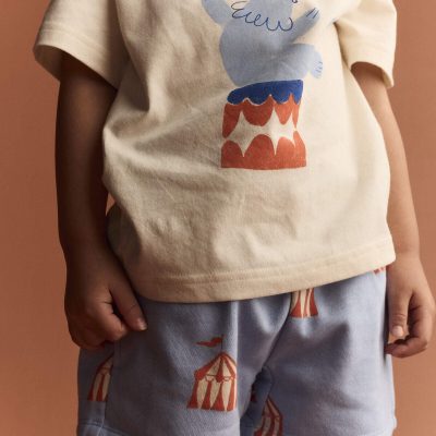 Toddler City Park™ Short in Big Top Print - Blue