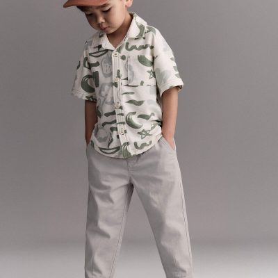 Toddler Boy Woven Pant - Grey