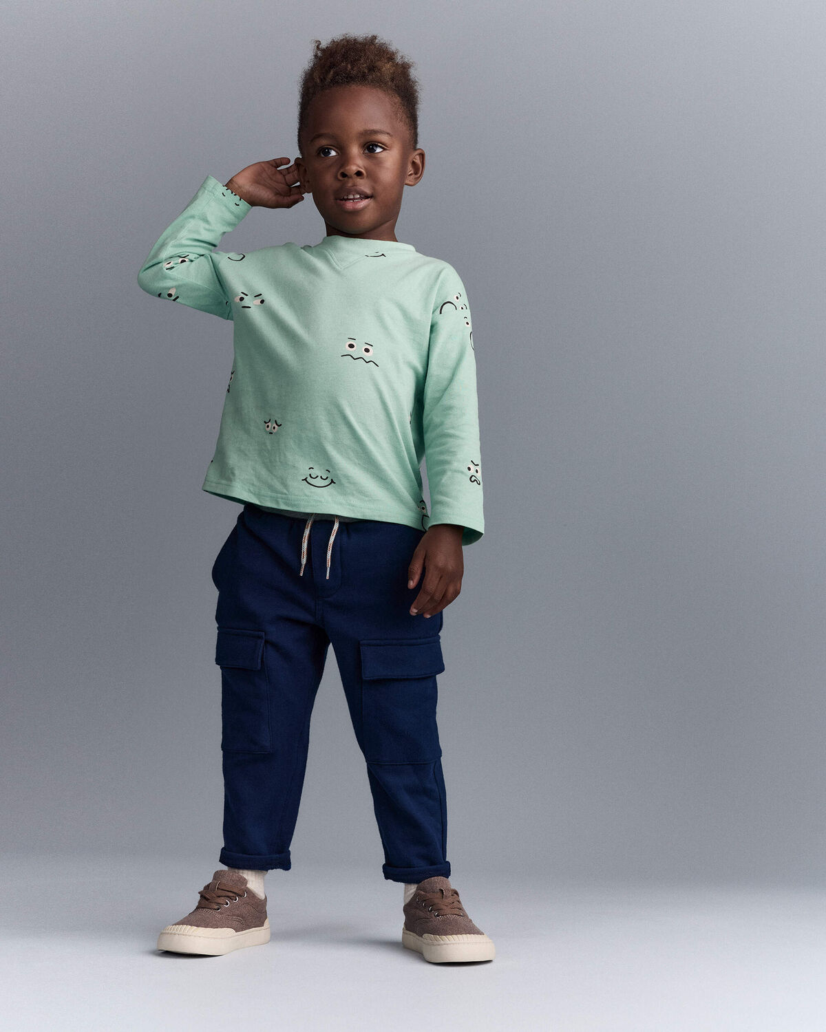 Toddler Boy Cargo Pant - Navy - Image 3