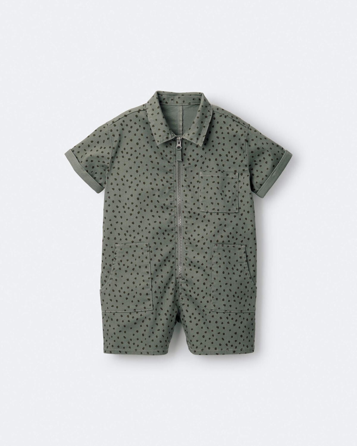 Toddler Day Out™ Romper - Olive - Image 2