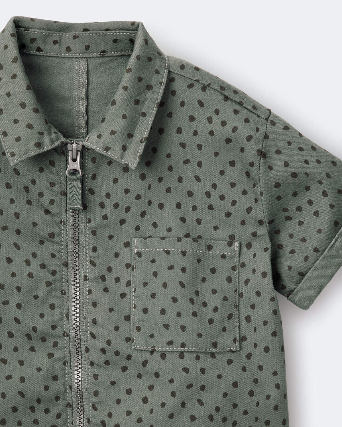 Toddler Day Out™ Romper - Olive - Image 6
