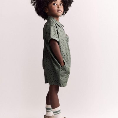 Toddler Day Out™ Romper - Olive