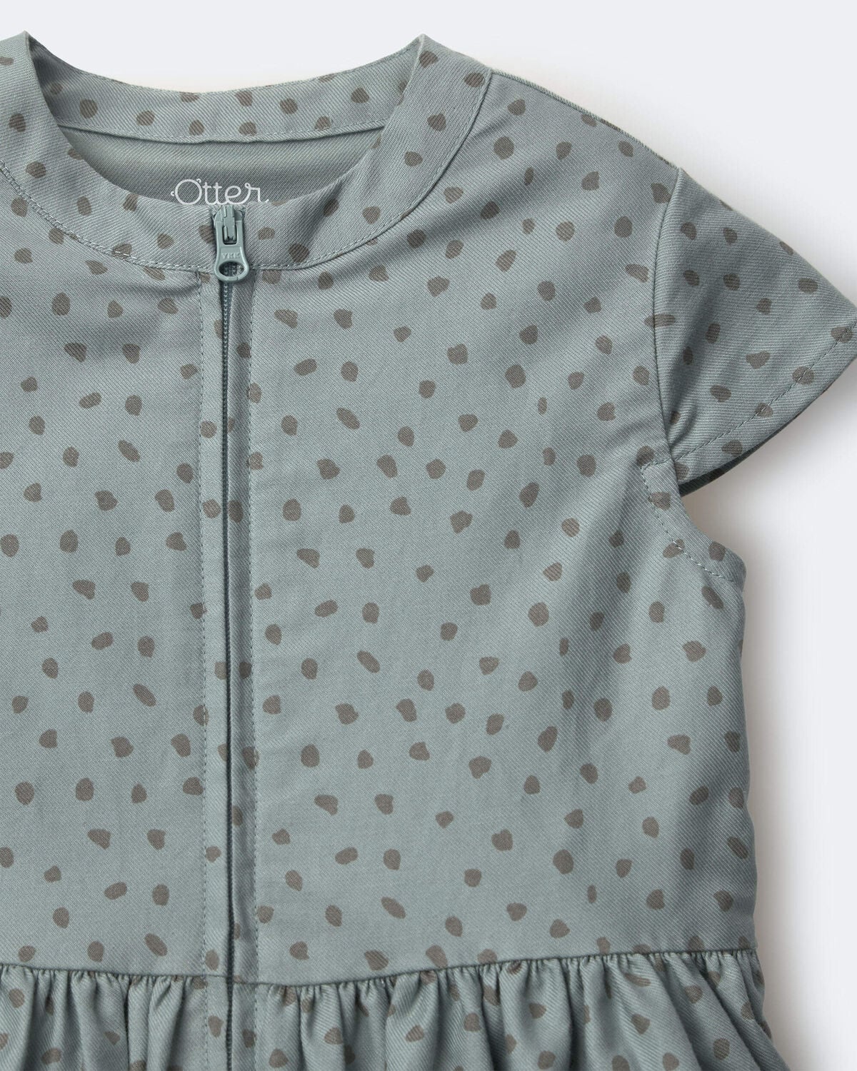 Toddler Girl Laura Dress with Pockets - Pale Blue - Image 4