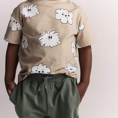 Toddler Squish Character Relaxed Graphic Tee - Khaki