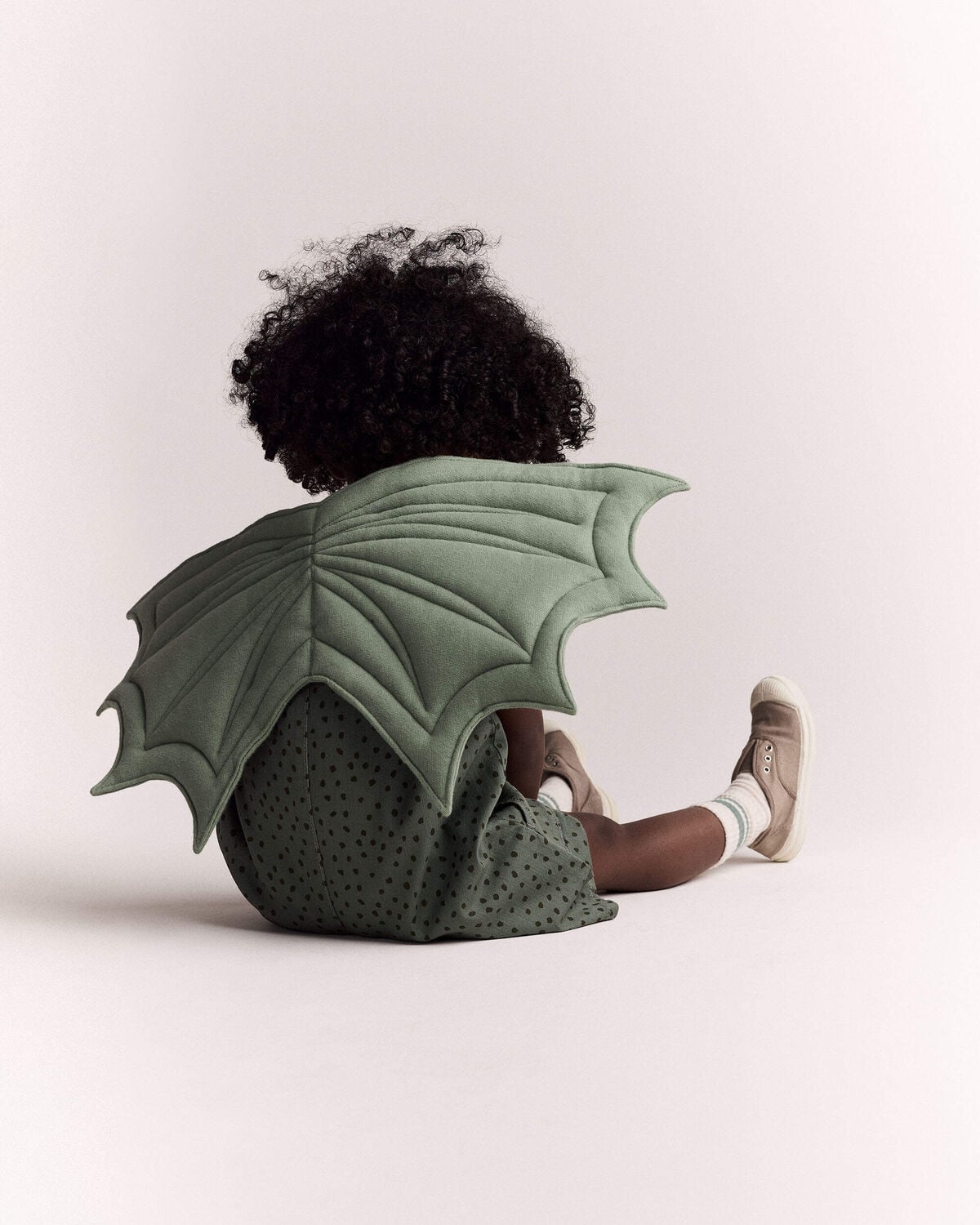 Toddler Boy Dragon Wings - Sage - Image 4