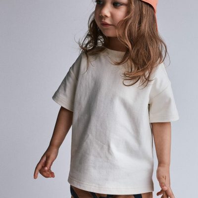 Toddler Elevated Relaxed Tee - Cream