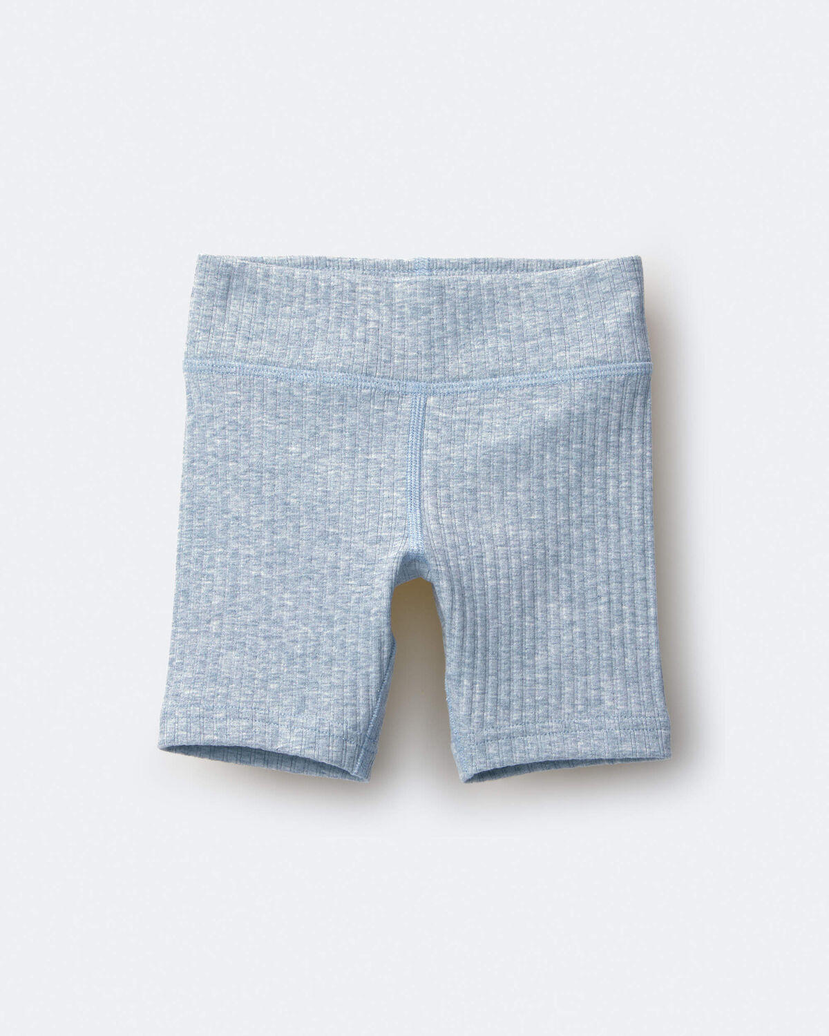 Toddler Girl Brooklyn Bike Shorts - Heather Grey - Image 2