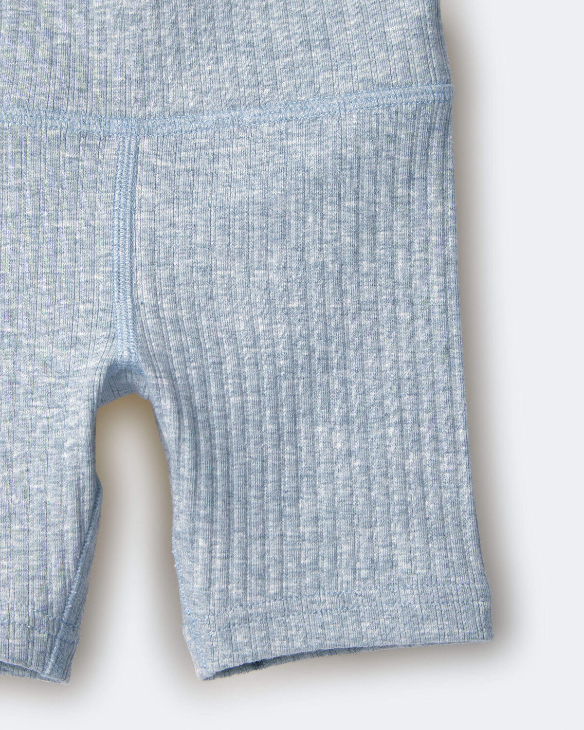 Toddler Girl Brooklyn Bike Shorts - Heather Grey - Image 6