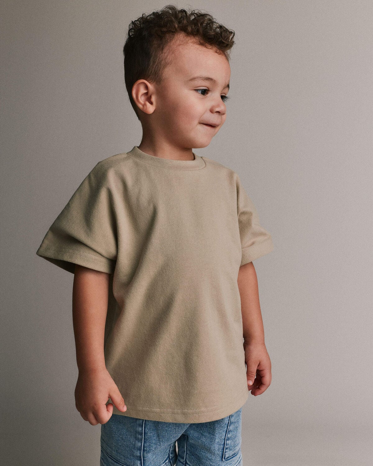 Toddler Premium Dolman Tee - Tan