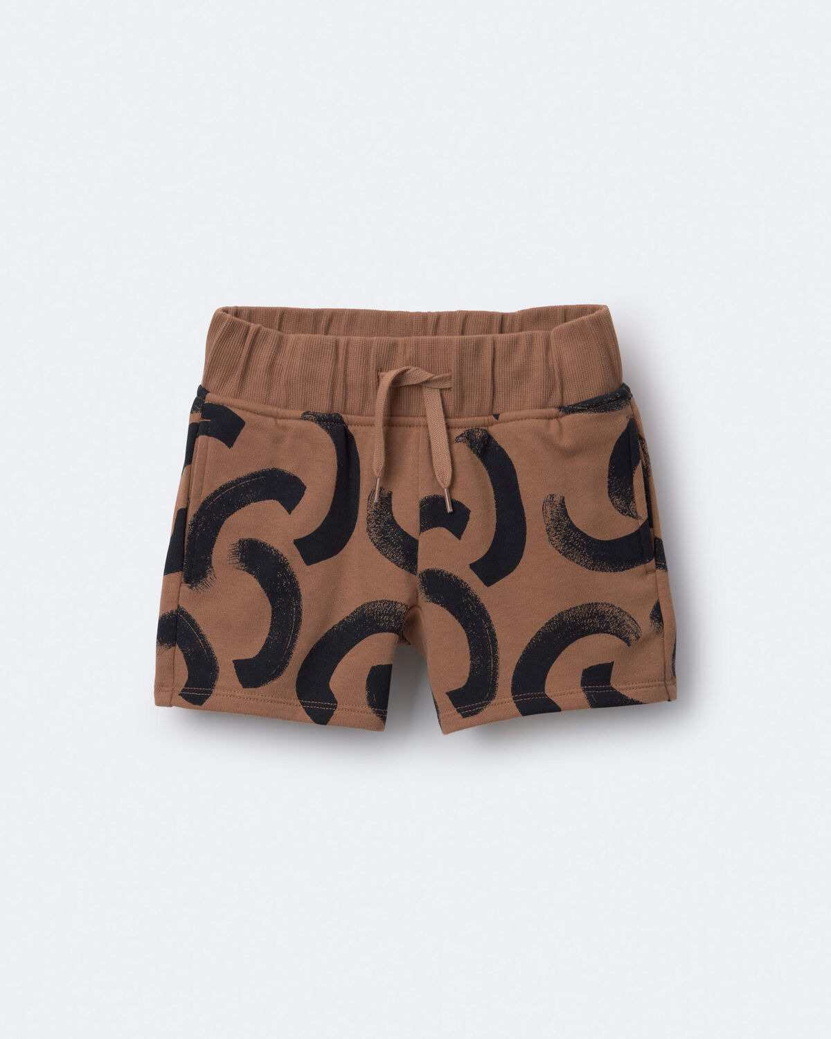 Toddler City Park™ Shorts in Abstract Print - Brown - Image 2