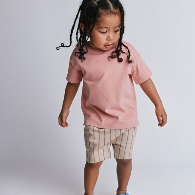 Toddler Elevated Relaxed Tee - Light Pink