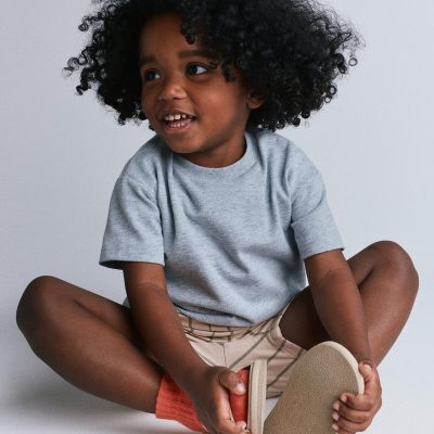 Toddler Elevated Relaxed Tee - Heather Grey
