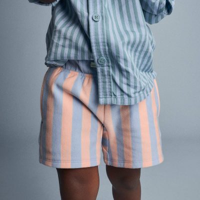 Toddler City Park™ Short in Stripes - Blue/Pink
