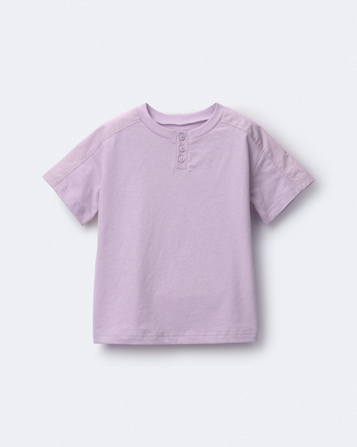 Toddler Henley Tee- Purple - Image 2