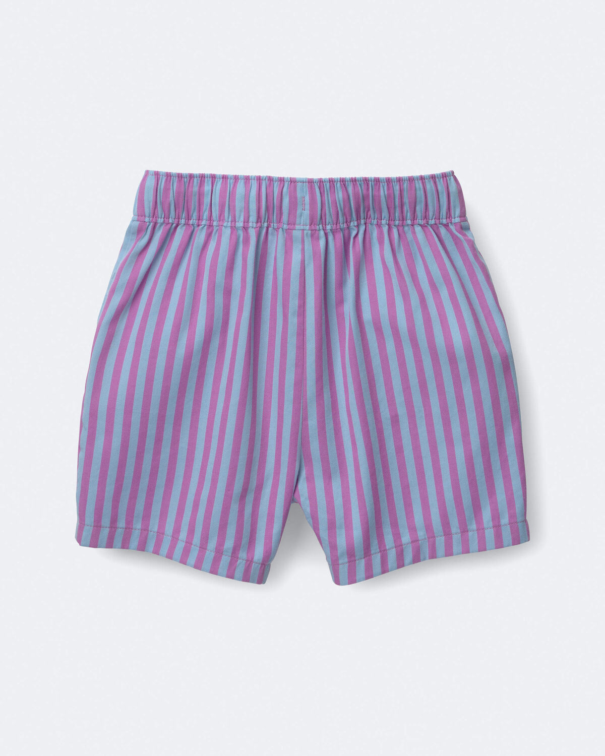 Toddler Boy Playground Shorts in Stripes - Blue/Purple - Image 6