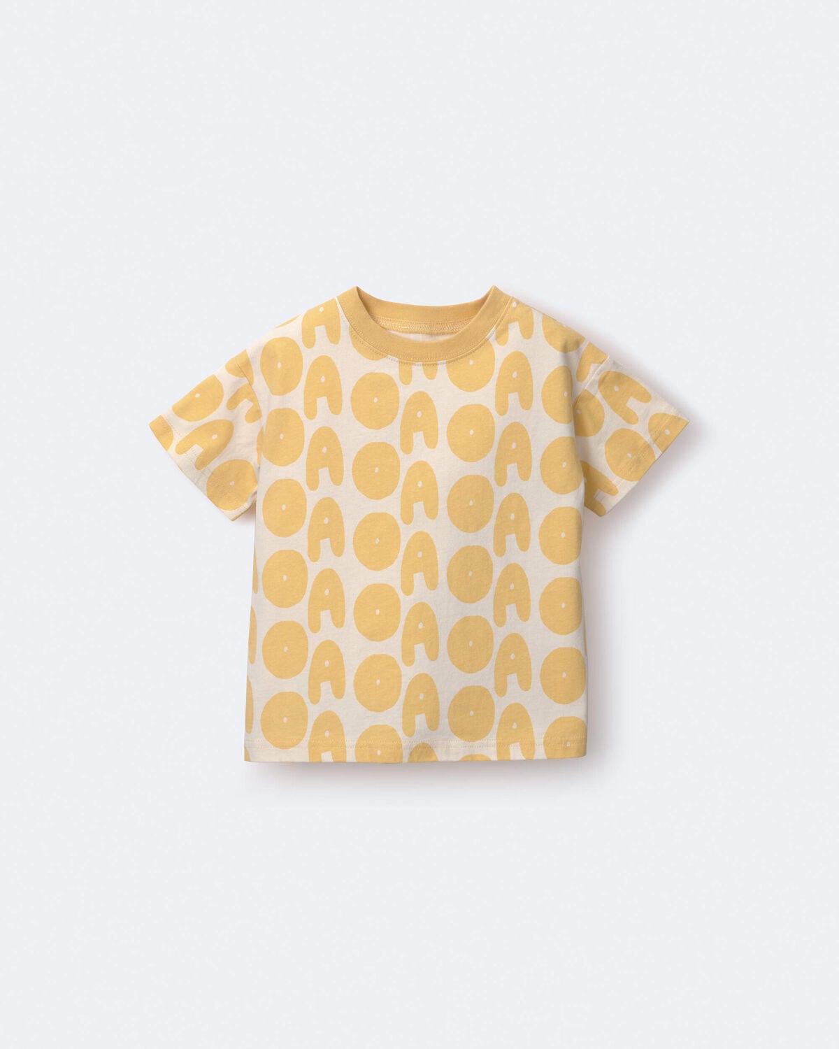 Toddler Relaxed Graphic Tee in Otter Avenue Print - Yellow - Image 2