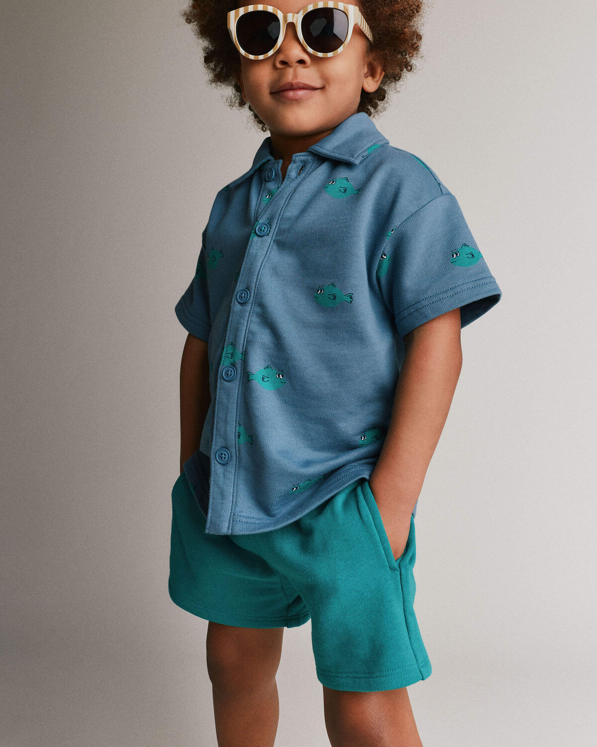 Toddler City Park™ Short - Teal - Image 4