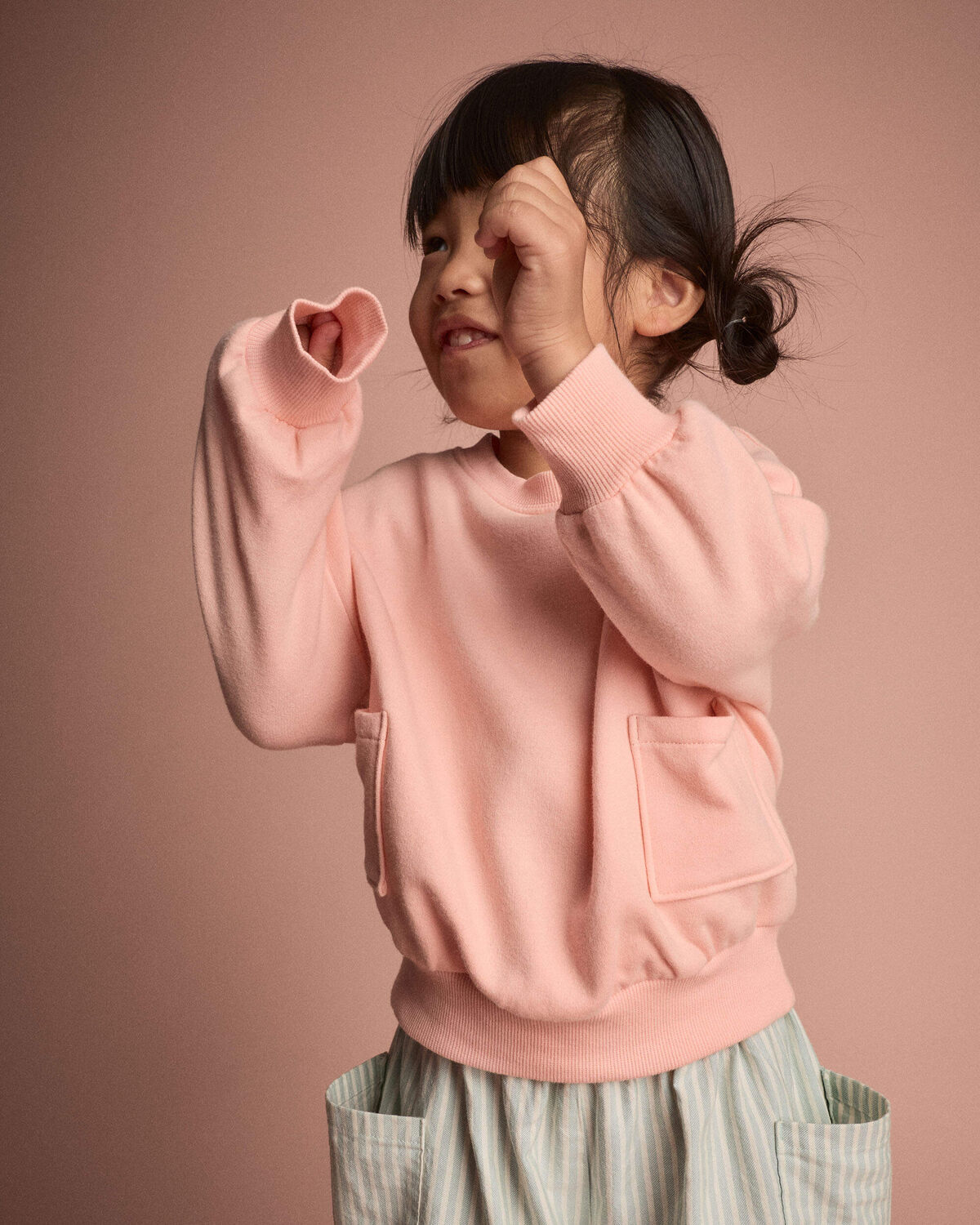 Toddler Otter Sweatshirt™ with Pockets - Light Pink - Image 4