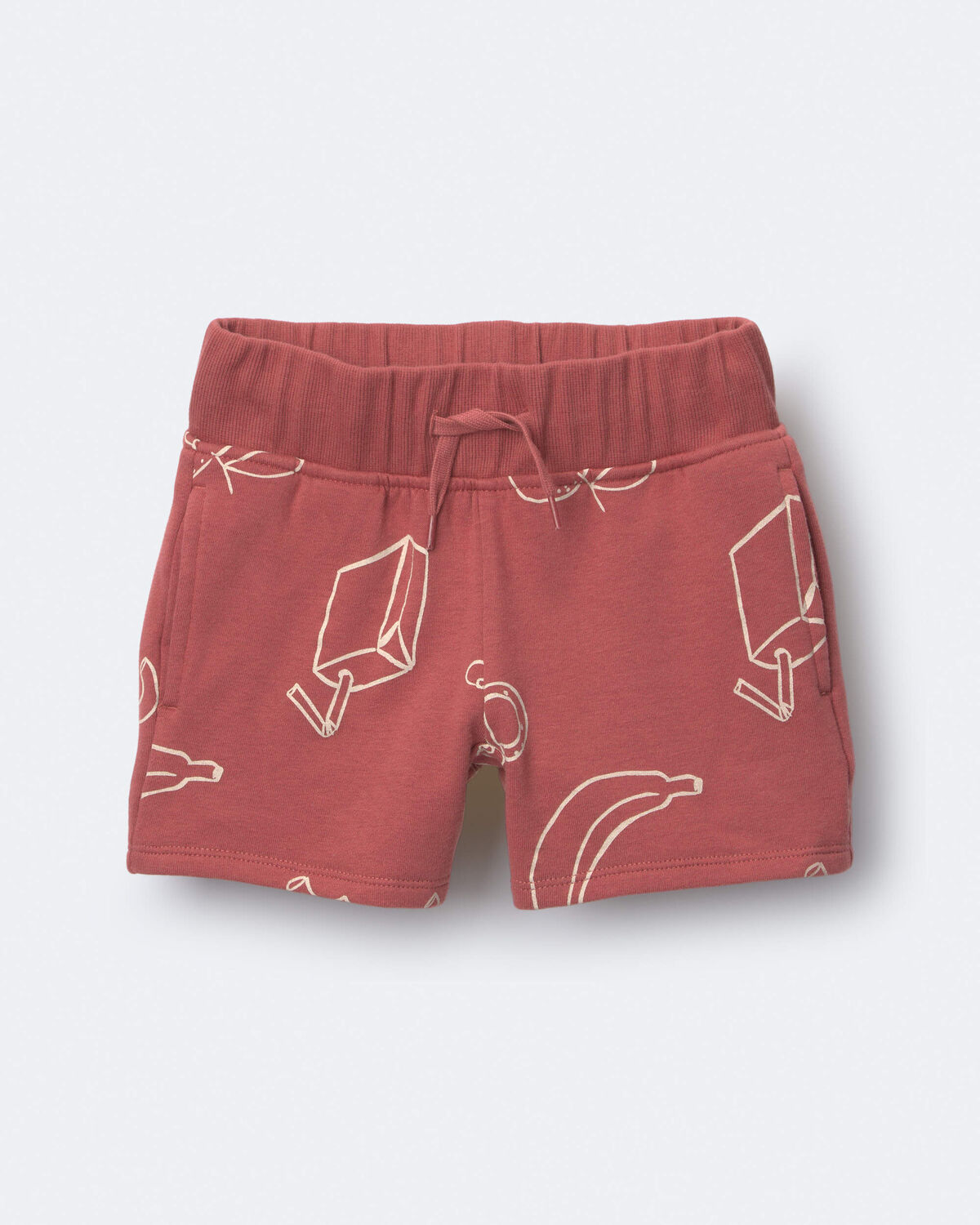 Toddler City Park™ Short in Snack Print - Red - Image 2
