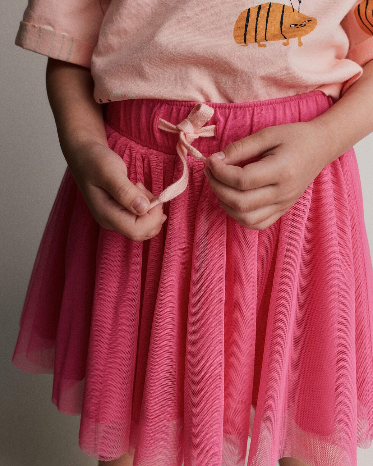 Toddler Girl Avenue Twirl™ Mini Skirt with Tulle - Hot Pink - Image 3