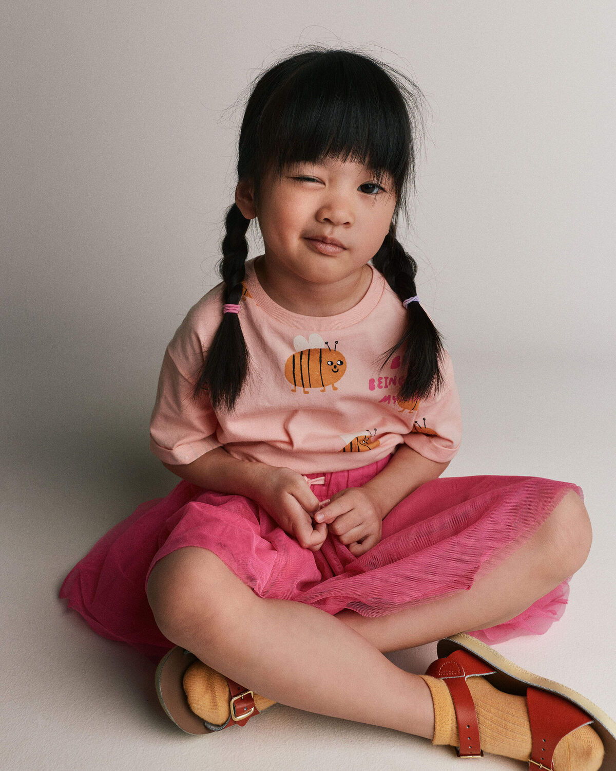 Toddler Girl Avenue Twirl™ Mini Skirt with Tulle - Hot Pink - Image 4