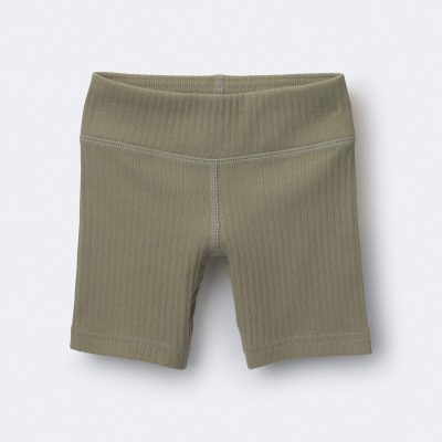Toddler Girl Brooklyn Bike Shorts - Olive