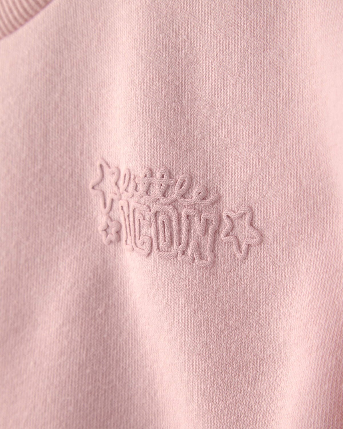 Toddler Girl 'Little Icon' Fleece Pullover Sweatshirt - Pink - Image 2