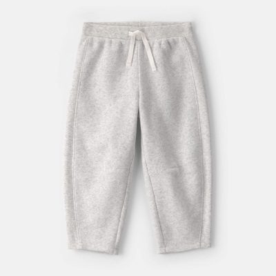 Toddler Girl Fleece Joggers - Grey