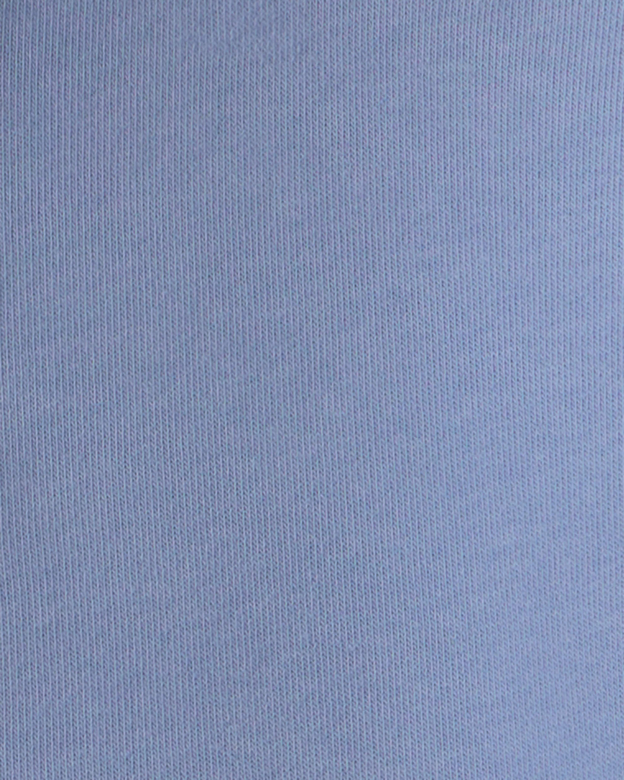 Toddler Girl Fleece Pullover Quarter Zip Sweatshirt - Blue - Image 3