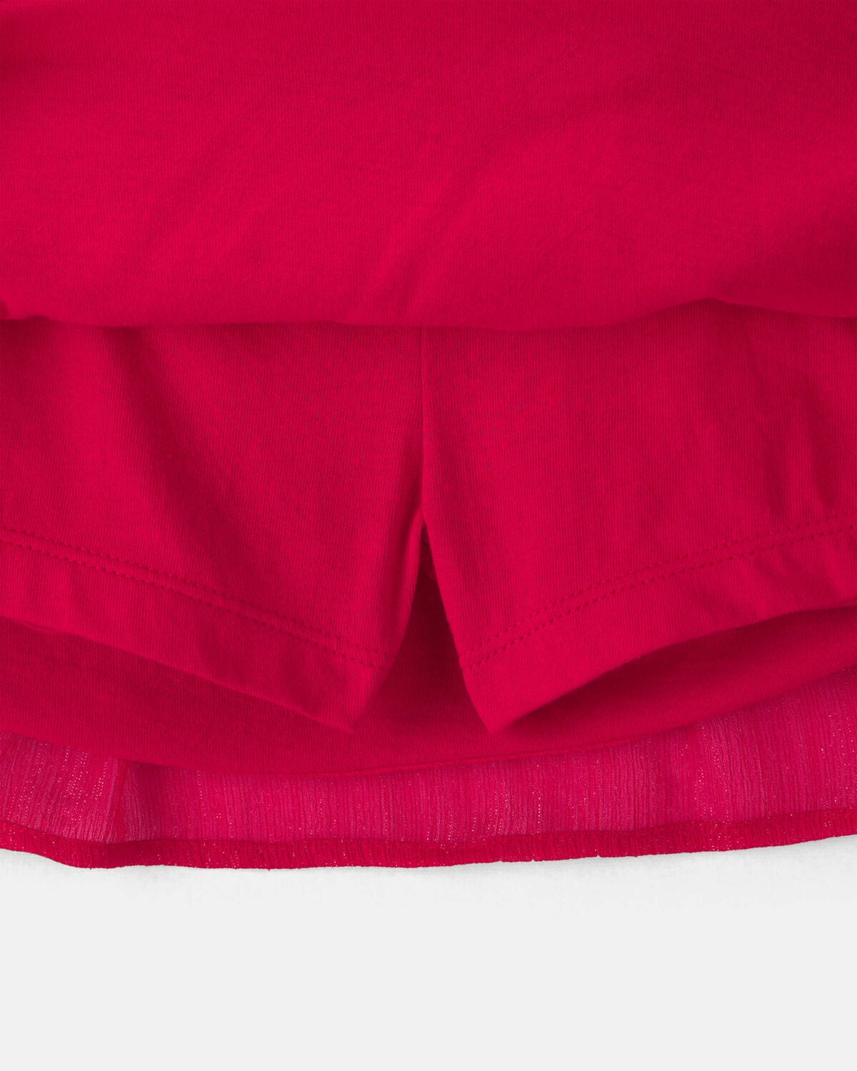 Toddler Girl Holiday Skort - Red - Image 2