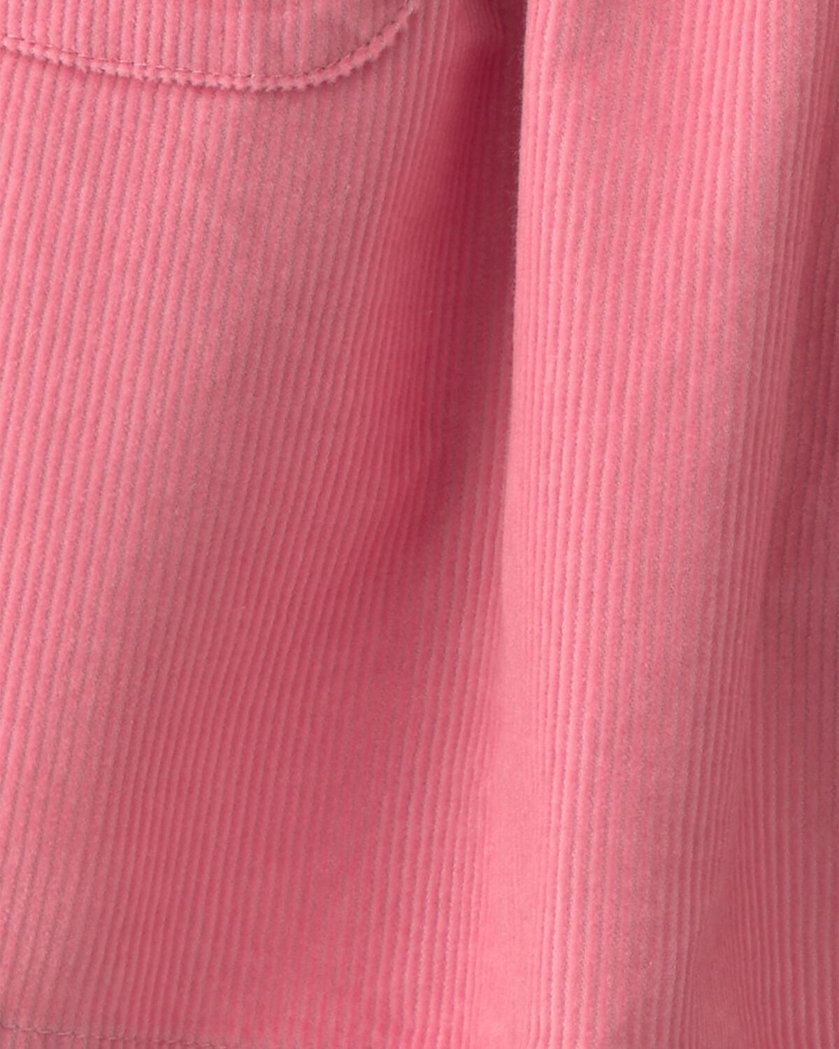 Toddler Girl Bow Corduroy Skort - Pink - Image 6