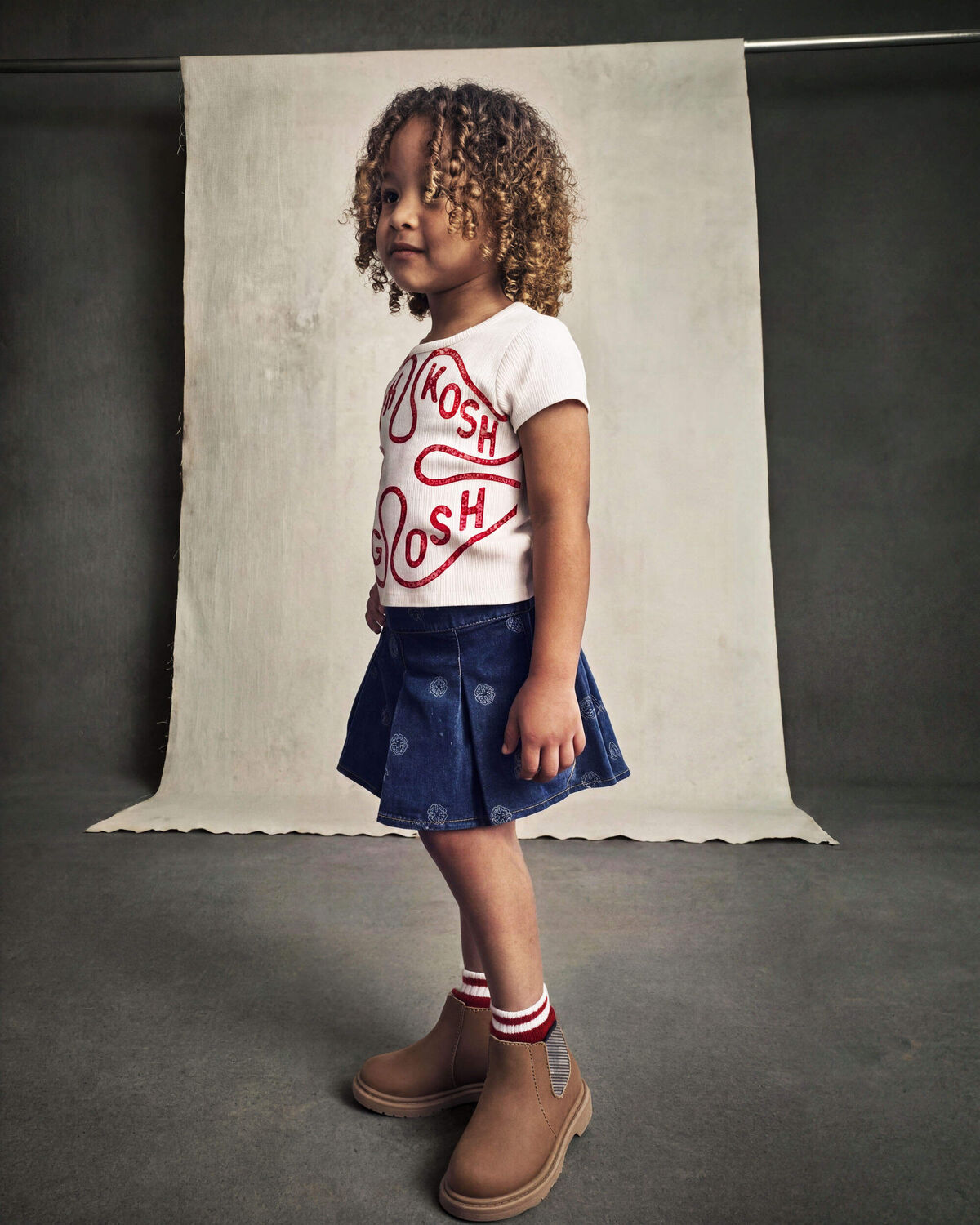 Toddler Girl OshKosh B'gosh Top - Cream - Image 3