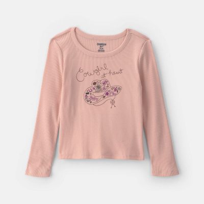 Toddler Girl Long-Sleeve Top - Pink